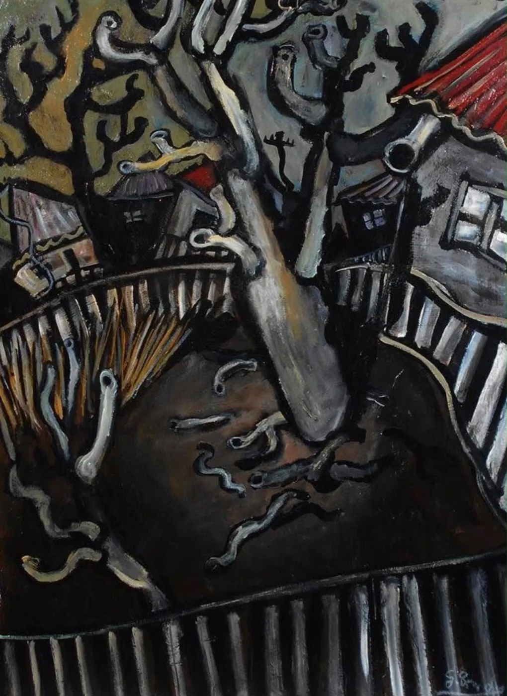 Glenn Brady original artwork, framed by Studio9Art