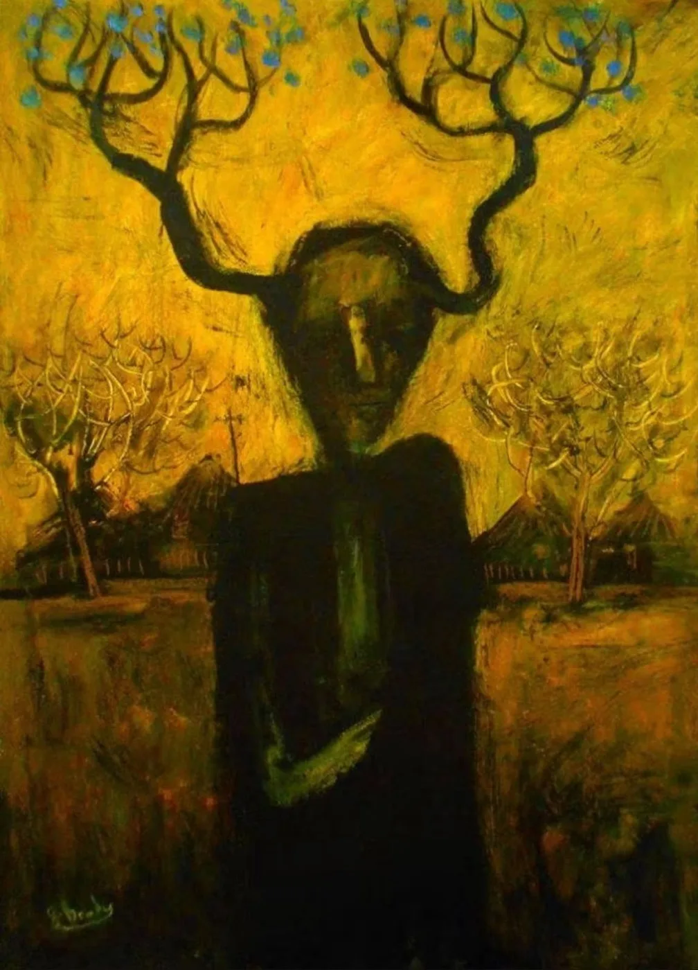 Glenn Brady original artwork, framed by Studio9Art