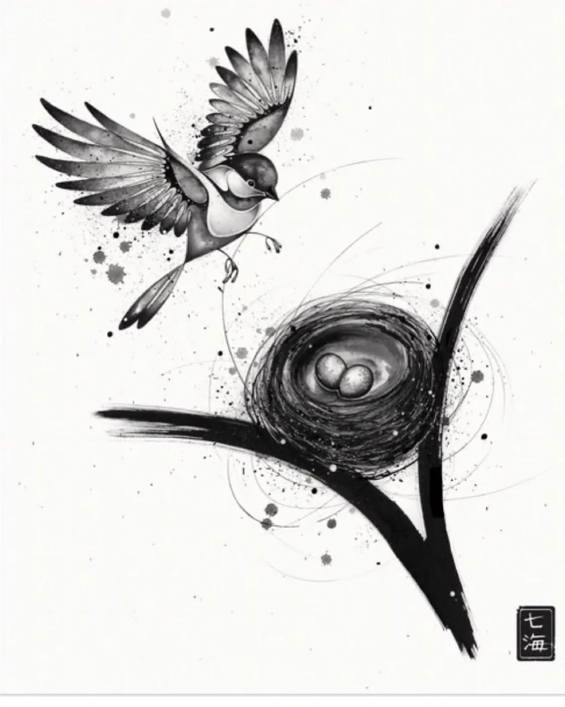 Nanami Cowdroy fine art print, framed by Studio9Art