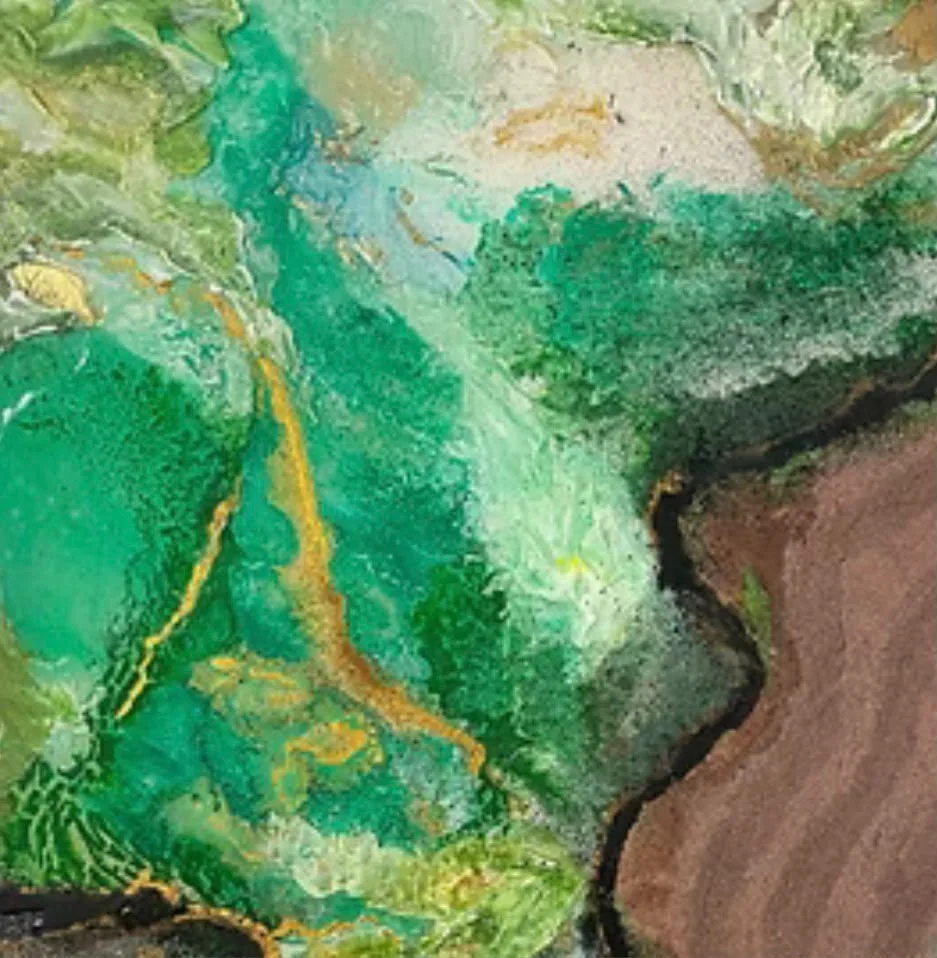 Watcelia Varso original artwork, framed by Studio9Art