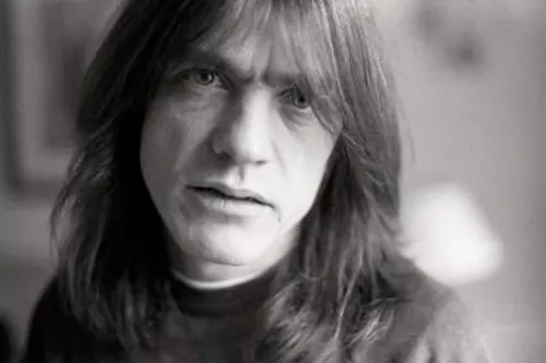 Martyn Goodachre, Malcolm Young, framed by Studio9Art